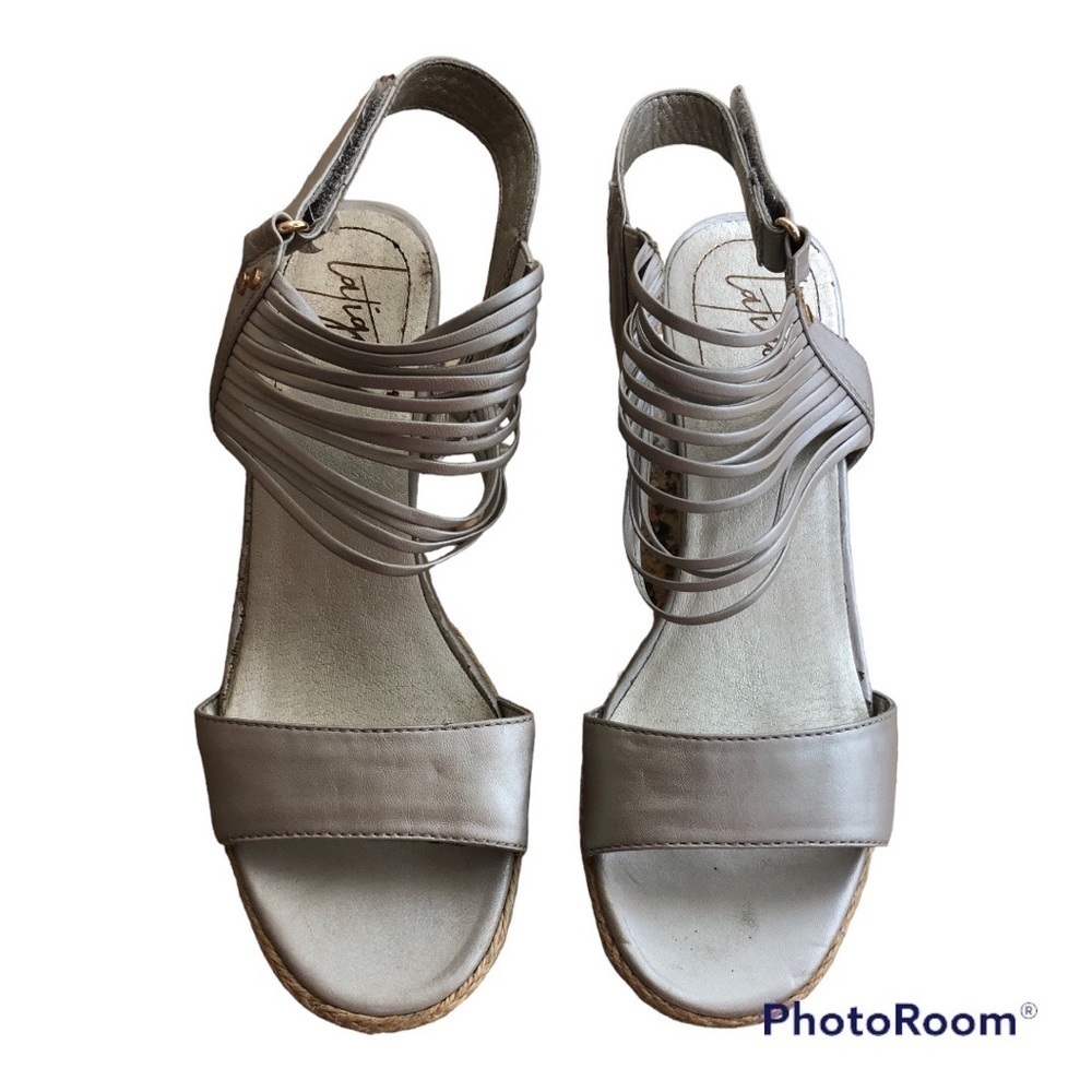Latigo Gray Strappy Sandals